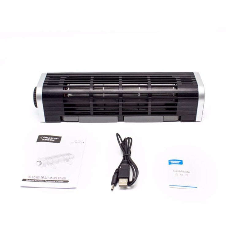 Olmaster Notebook High Air Volume Radiator USB Fan Bracket, Style:Round CF-1691