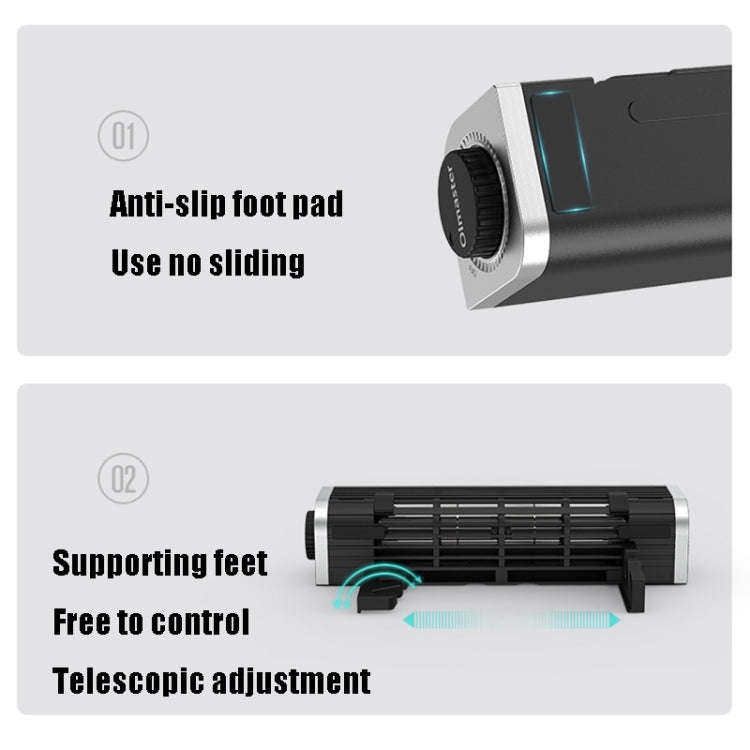 Olmaster Notebook High Air Volume Radiator USB Fan Bracket, Style:Round CF-1691