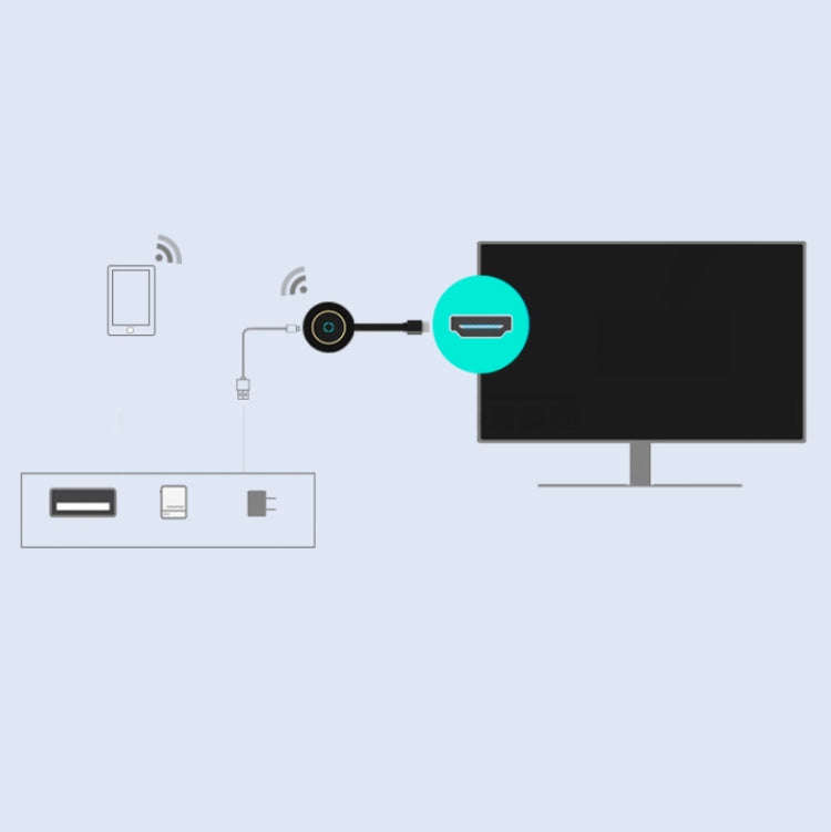 K8SE 2.4GHz / 5GHz Dual-Band 1080P MiraScreen Wireless WiFi Display Dongle Receiver HDTV Stick fo...