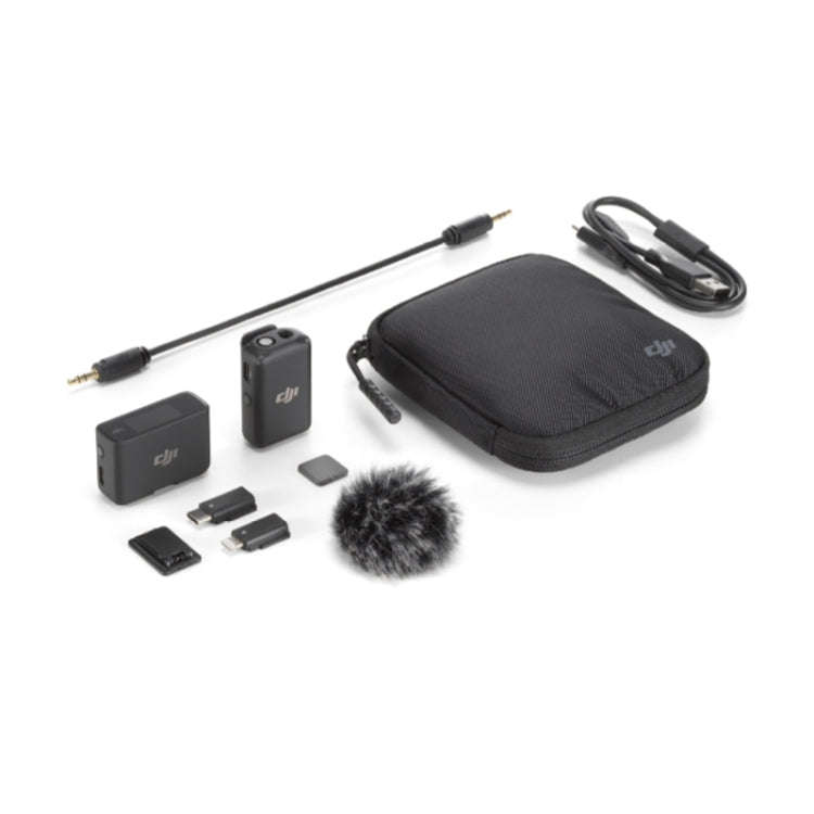 Original DJI Mic Wireless Transmission With OLED Touch Screen, Model:1 Transmitters 1 Receiver