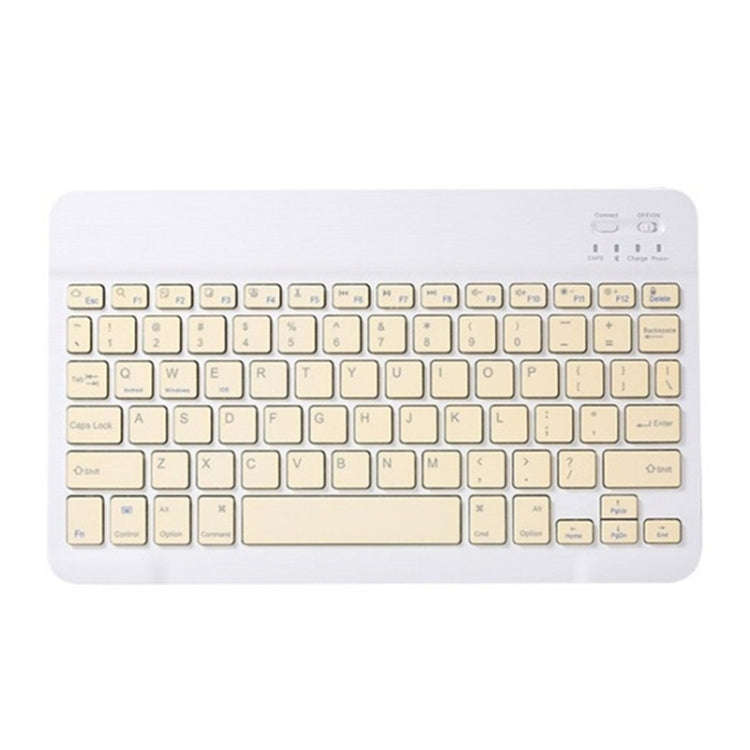 Universal Ultra-Thin Portable Bluetooth Keyboard For Tablet Phones, Size:7 inch(Yellow Beyboard)