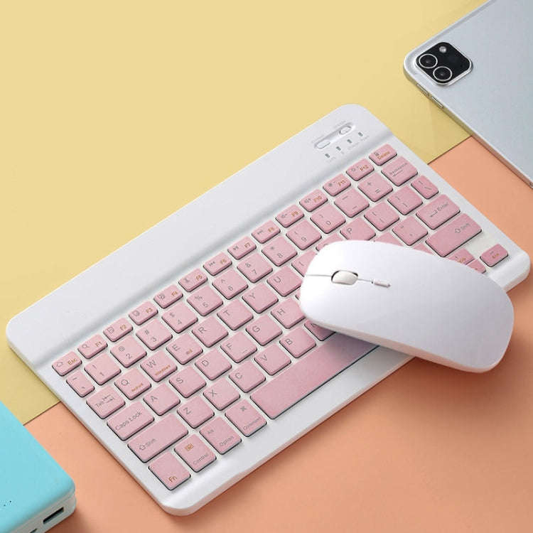 Universal Ultra-Thin Portable Bluetooth Keyboard and Mouse Set For Tablet Phones, Size:7 inch(Pin...
