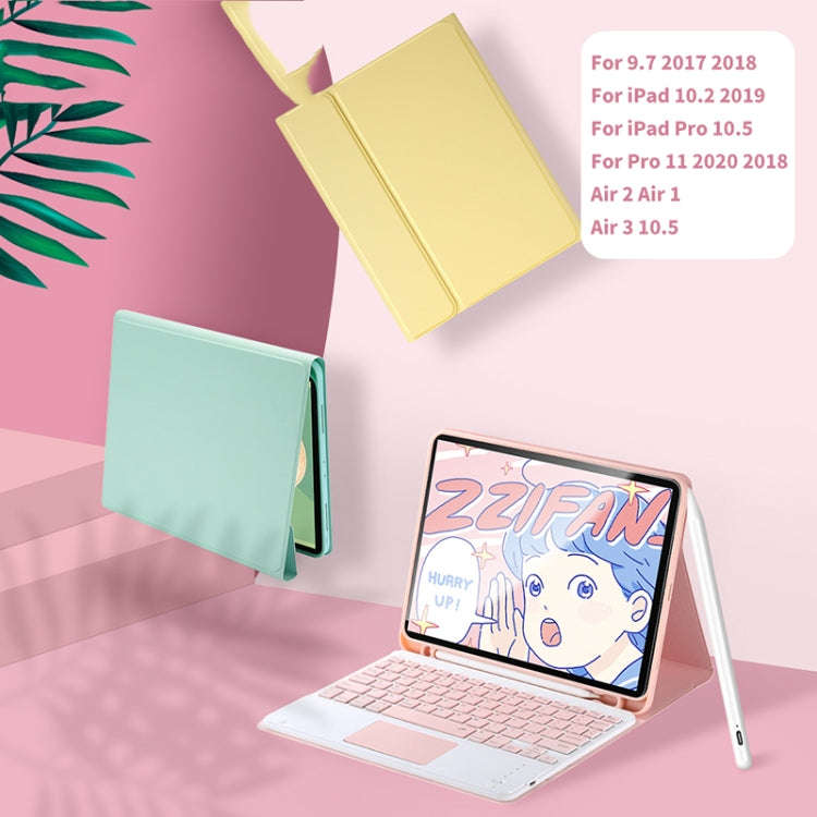 Universal Ultra-Thin Portable Bluetooth Keyboard For Tablet Phones, Size:7 inch(Pink Keyboard)
