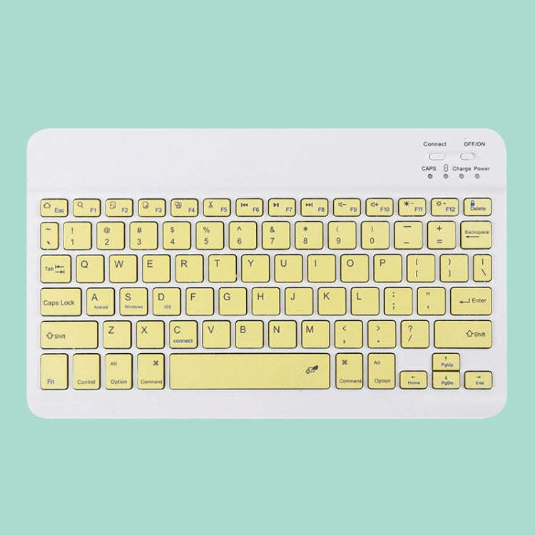 Universal Ultra-Thin Portable Bluetooth Keyboard and Mouse Set For Tablet Phones, Size:10 inch(Ye...