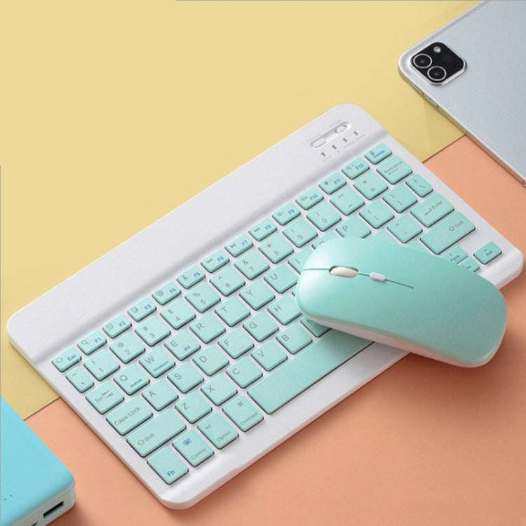 Universal Ultra-Thin Portable Bluetooth Keyboard and Mouse Set For Tablet Phones, Size:10 inch(Gr...
