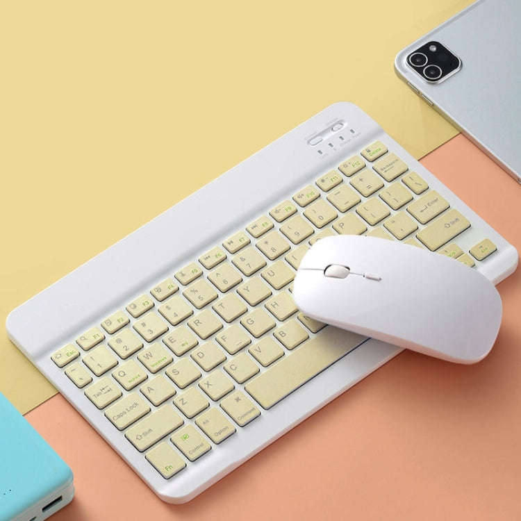 Universal Ultra-Thin Portable Bluetooth Keyboard and Mouse Set For Tablet Phones, Size:10 inch(Ye...