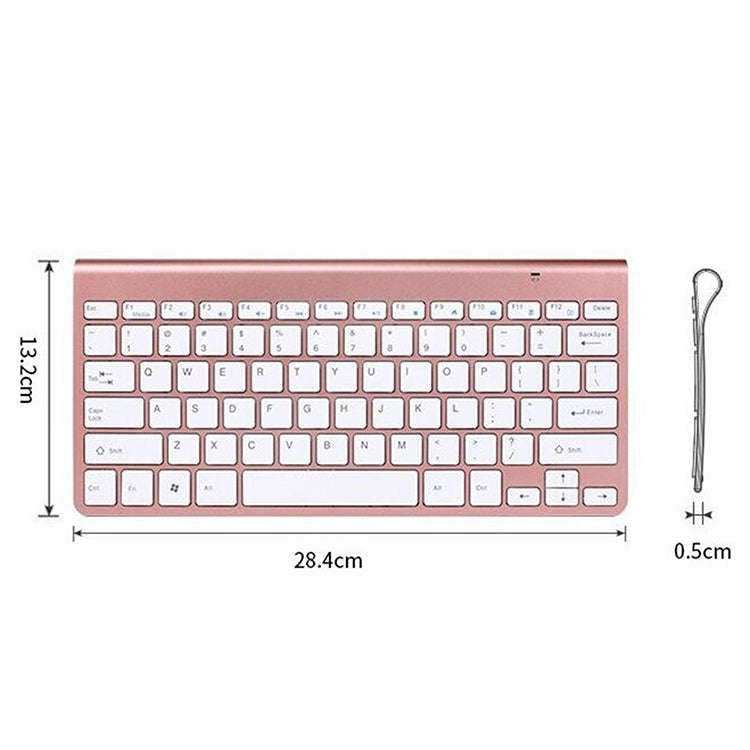 USB External Notebook Desktop Computer Universal Mini Wireless Keyboard Mouse, Style:Keyboard(Black)