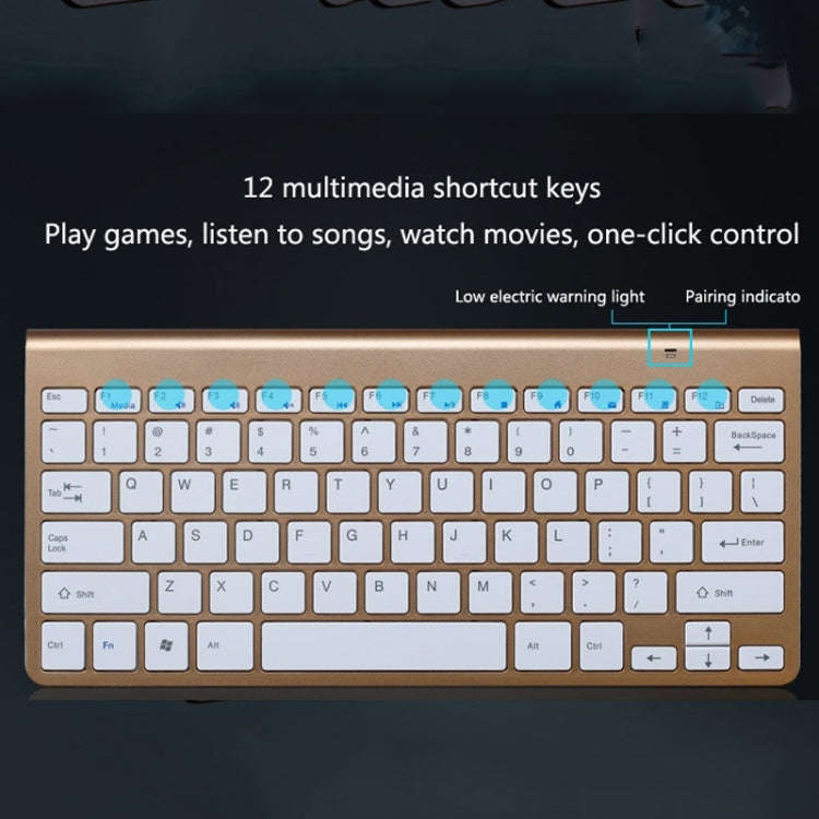 USB External Notebook Desktop Computer Universal Mini Wireless Keyboard Mouse, Style:Keyboard and...