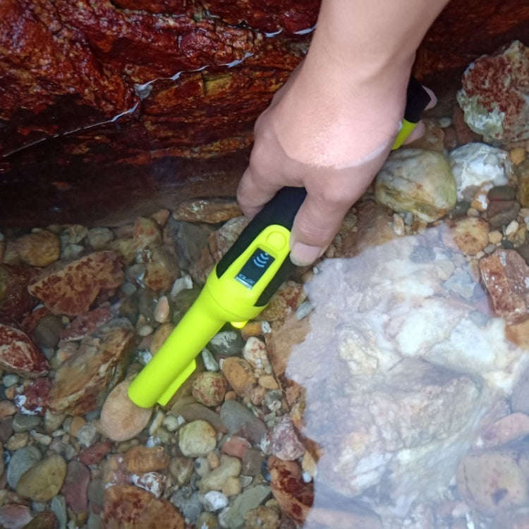 HS-10 Handheld Waterproof Metal Detector LCD Display Metal Positioning Rod(Orange)