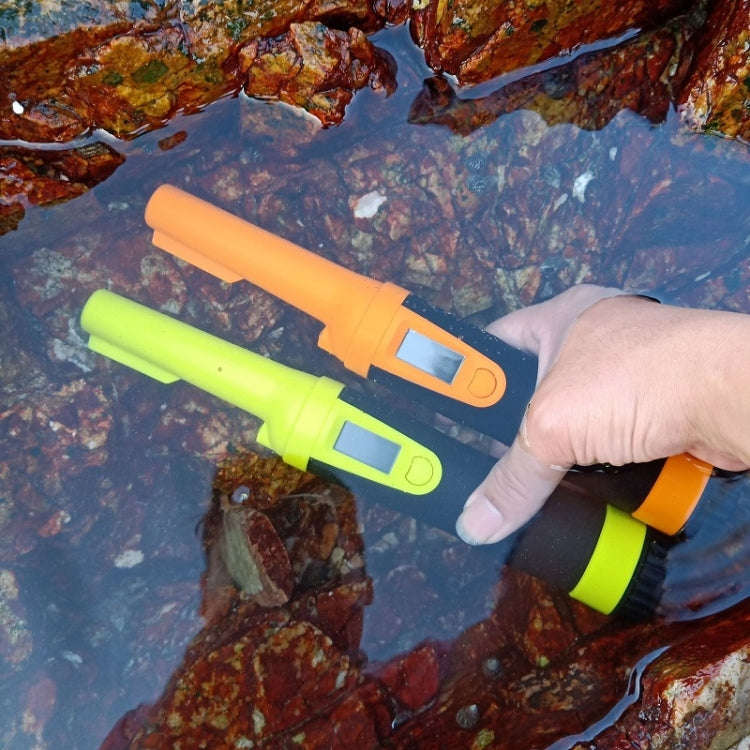 HS-10 Handheld Waterproof Metal Detector LCD Display Metal Positioning Rod(Orange)
