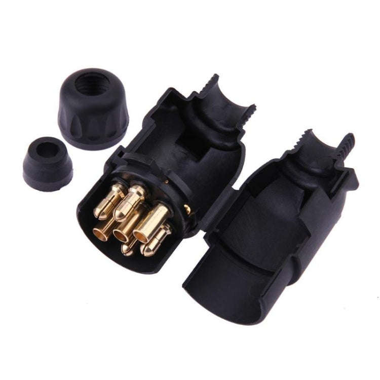 7 Pin Car Trailer Plug Socket 7-Pole Wiring Connector 12V Towbar Towing Caravan Truck Plug Car El...