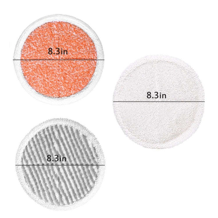 2 PCS Steam Mop Cleaning Replacement Cloth for Bissell 2124/2039A Series(White)