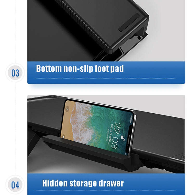 AP2002-2-A Display Increase Rack Notebook Storage BracketOlmaster, Style:Classic Style