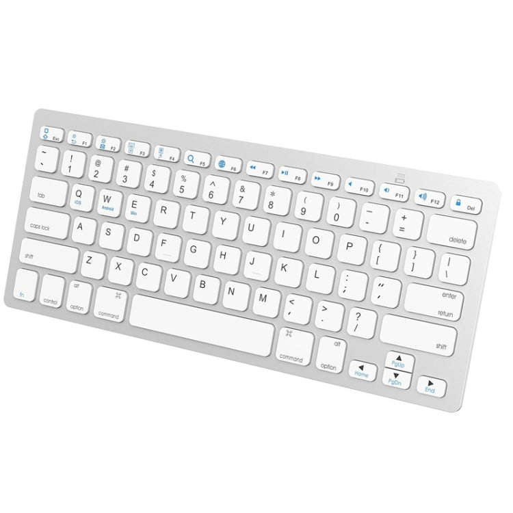 X5 Ultra-Thin Mini Wireless Keyboard + Wireless Mouse Set, Support Win / Android / IOS System(Sil...