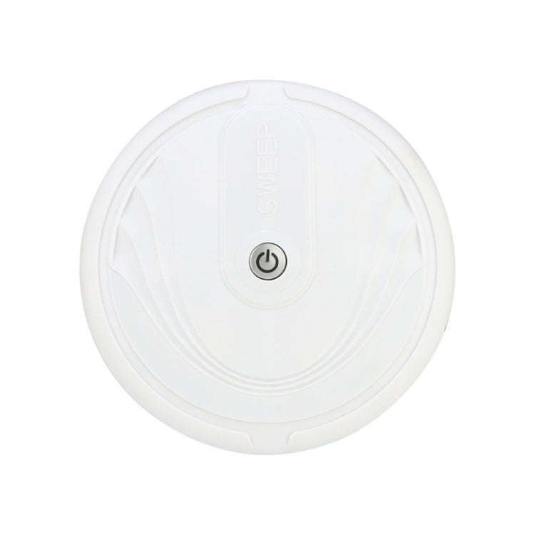 Smart Sweeping Robot Household Hair Cleaner, Specification:Battery Version(White)