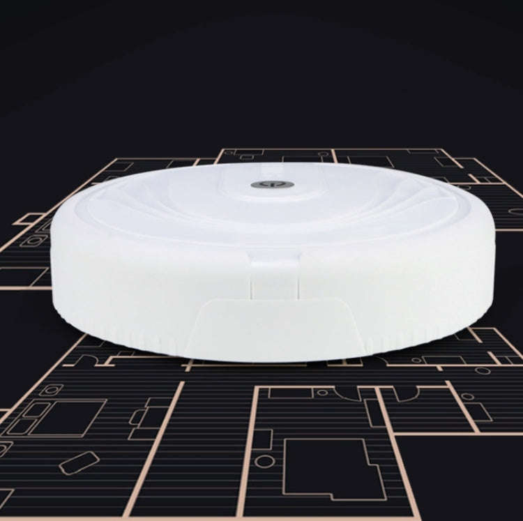 Smart Sweeping Robot Household Hair Cleaner, Specification:Battery Version(White)