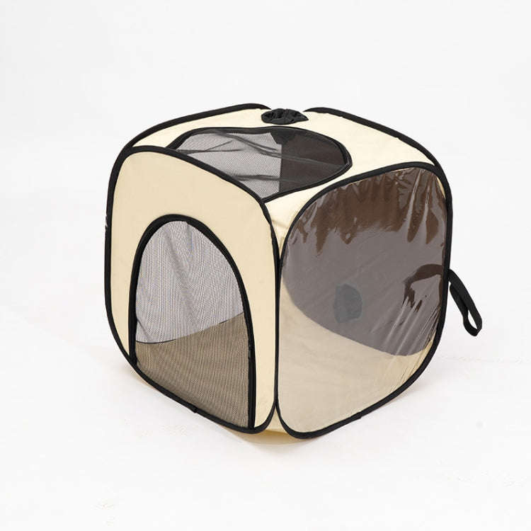 Pet Hair Drying Box Foldable Pet Dry Room Pet Hair Dryer Cage(Transparent)