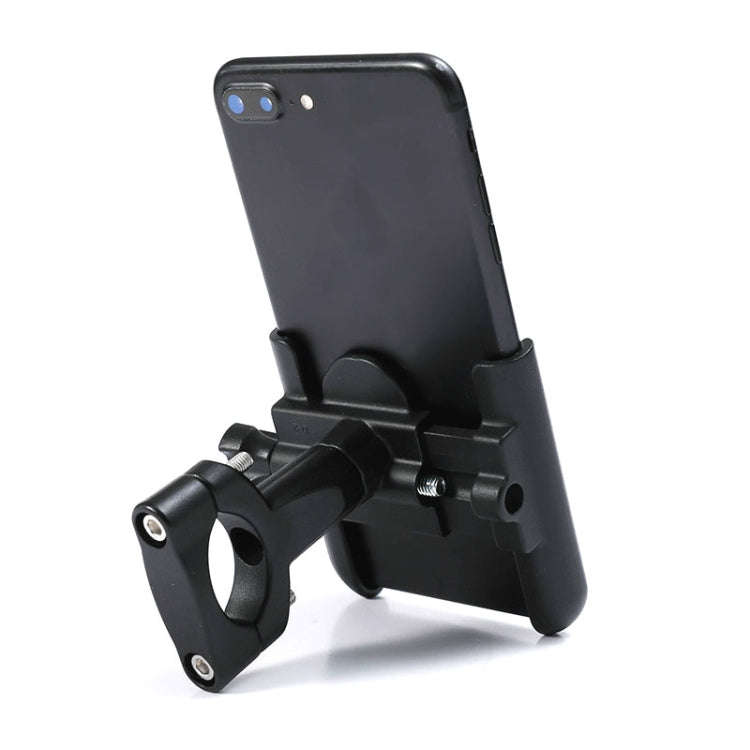 BENGGUO Bicycle Aluminum Alloy Mobile Phone Holder Electric Motorcycle Anti-Vibration Navigation ...