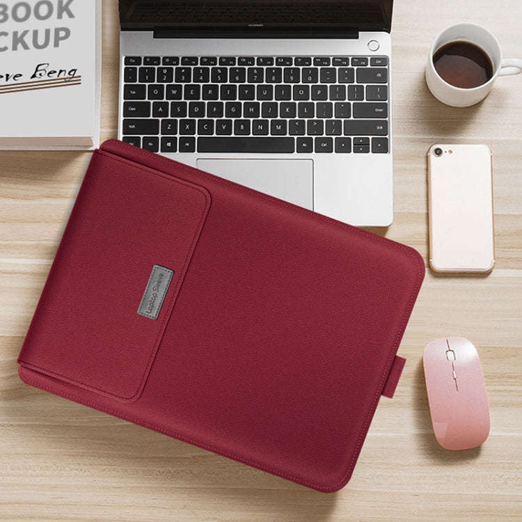 A2 4 in 1 Computer Bracket Liner Bag Storage Bag, Size:13/14 inch(Red)