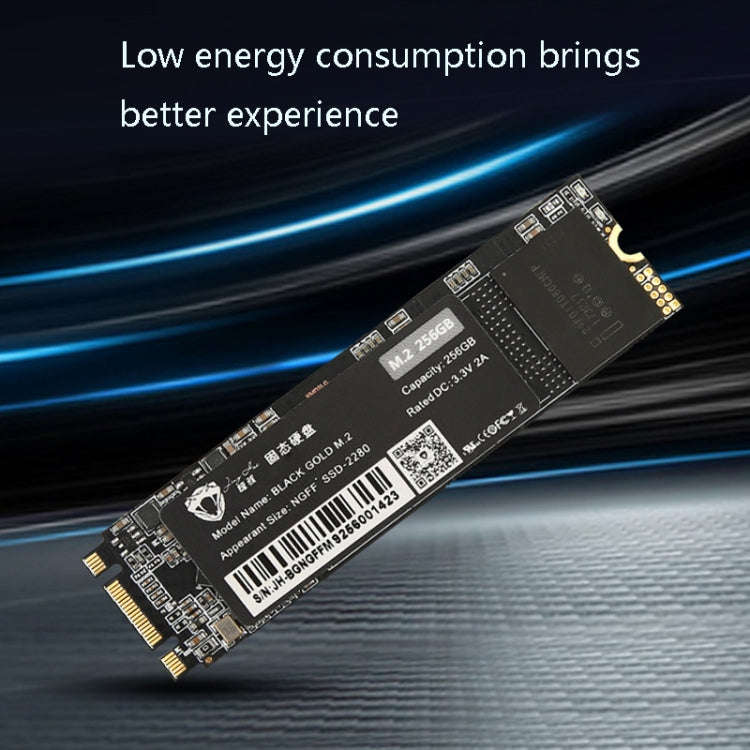 JingHai M.2 NGFF SSD Notebook Desktop Solid State Drive, Capacity:256GB