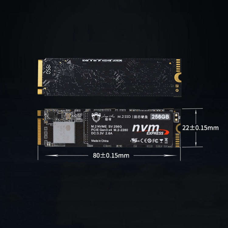 JingHai M.2 Interface Solid State Drive PCIe NVMe High-Speed SSD Notebook Desktop SSD, Capacity:1TB