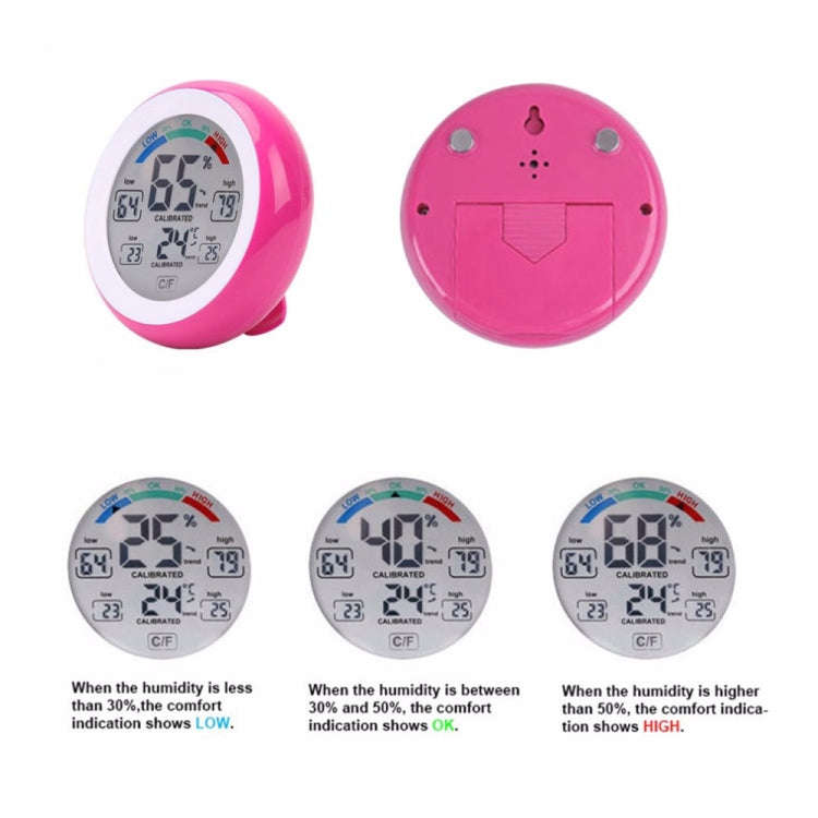TS-S93 Multifunctional Digital Thermometer Hygrometer Temperature Humidity Meter, Value Trend Dis...