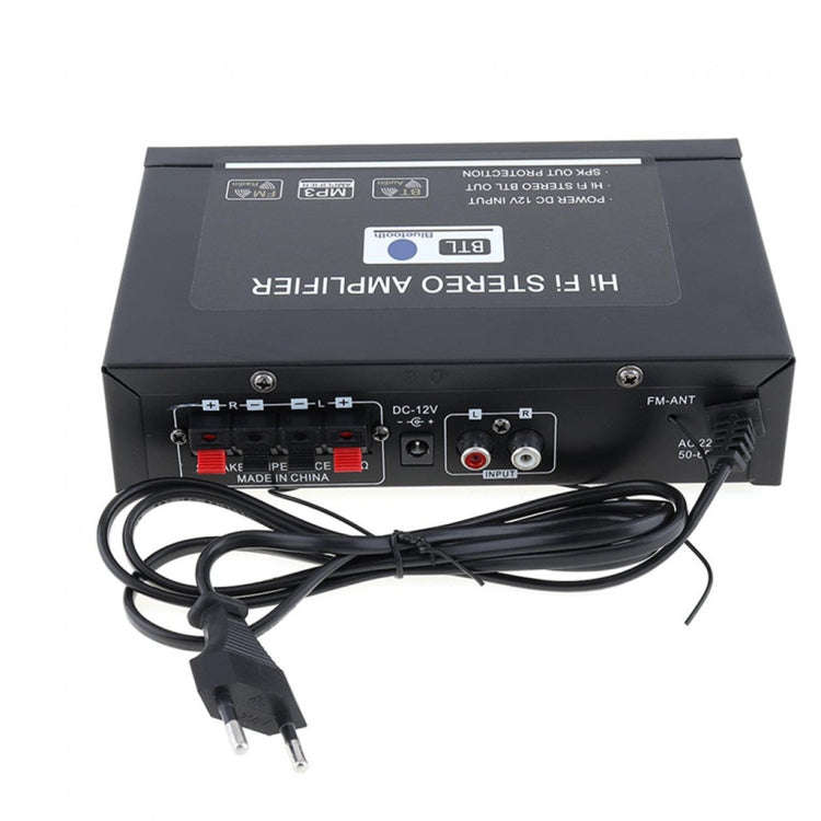 G30 Smart Digital Power Amplifier Built-In Bluetooth / USB / SD / FM Power Amplifier, EU Plug