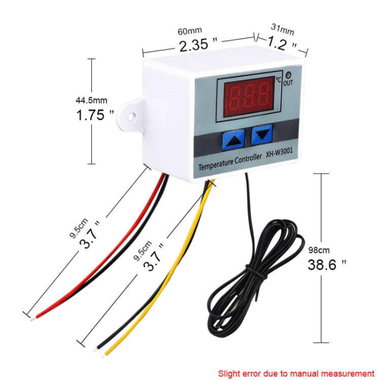 XH-W3001 Digital LED Temperature Controller Arduino Cooling Heating Switch Thermostat NTC Sensor ...
