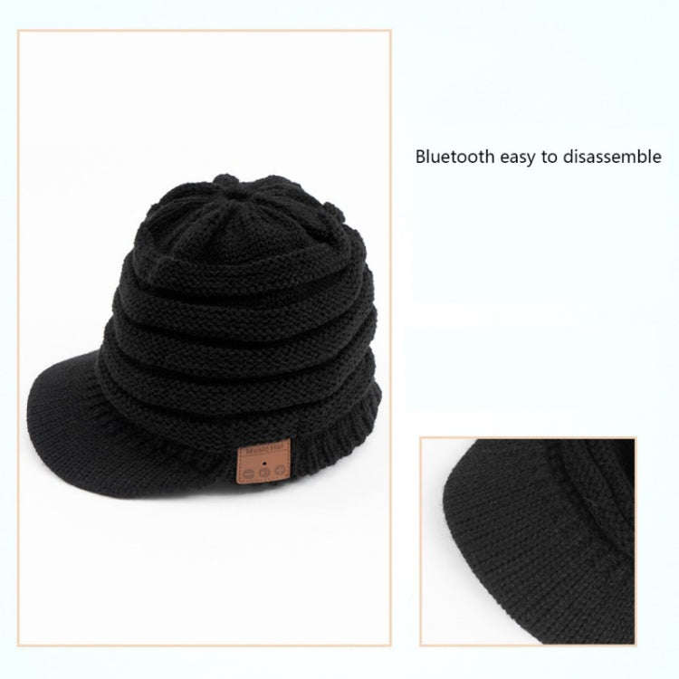 YZ Binaural Call Music Bluetooth Cap Winter Warm Wireless Headset Cap