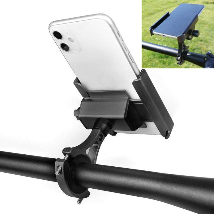 CYCLINGBOX Aluminum Alloy Mobile Phone Holder Bicycle Riding Takeaway Rotatable Metal Mobile Phon...