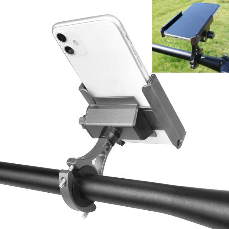 CYCLINGBOX Aluminum Alloy Mobile Phone Holder Bicycle Riding Takeaway Rotatable Metal Mobile Phon...