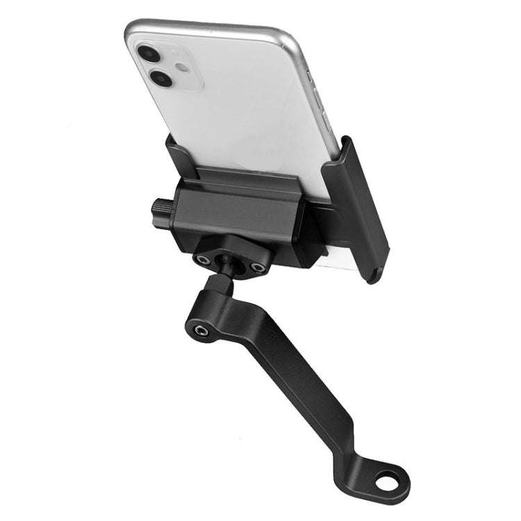 CYCLINGBOX Aluminum Alloy Mobile Phone Holder Bicycle Riding Takeaway Rotatable Metal Mobile Phon...