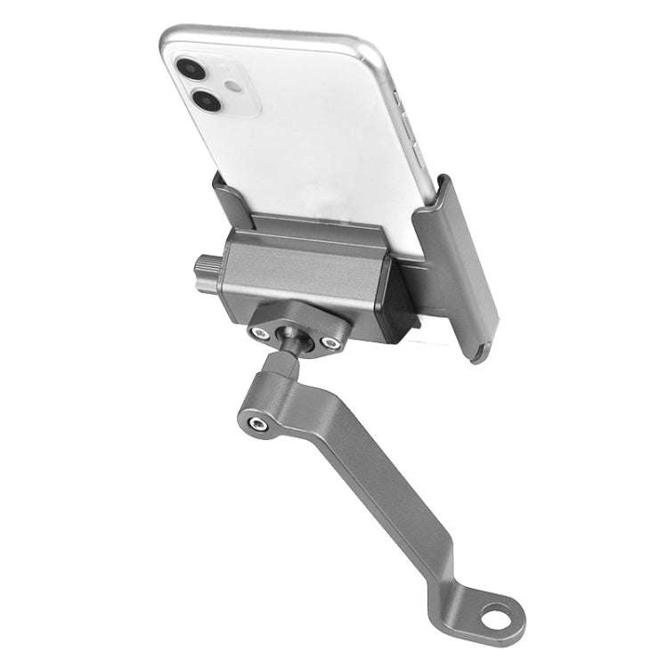 CYCLINGBOX Aluminum Alloy Mobile Phone Holder Bicycle Riding Takeaway Rotatable Metal Mobile Phon...