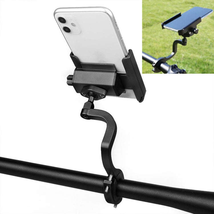CYCLINGBOX Aluminum Alloy Mobile Phone Holder Bicycle Riding Takeaway Rotatable Metal Mobile Phon...