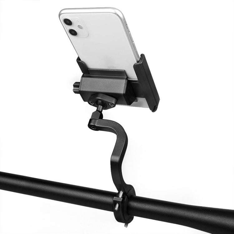 CYCLINGBOX Aluminum Alloy Mobile Phone Holder Bicycle Riding Takeaway Rotatable Metal Mobile Phon...