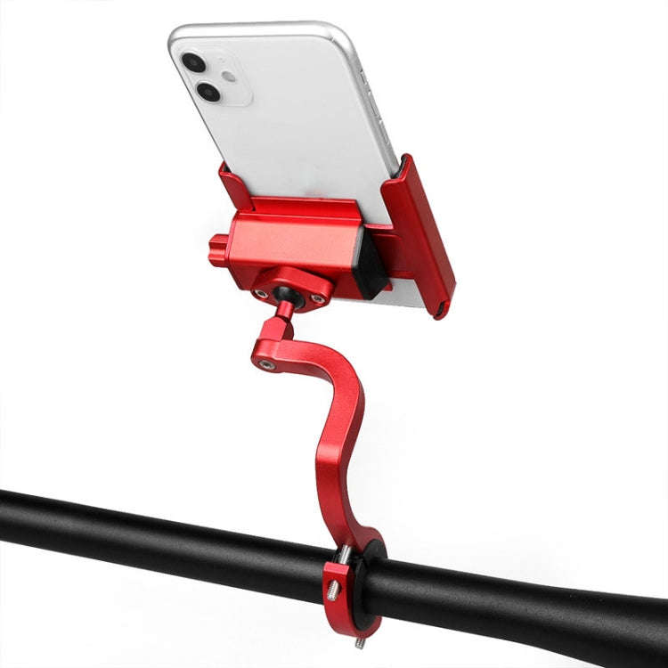 CYCLINGBOX Aluminum Alloy Mobile Phone Holder Bicycle Riding Takeaway Rotatable Metal Mobile Phon...