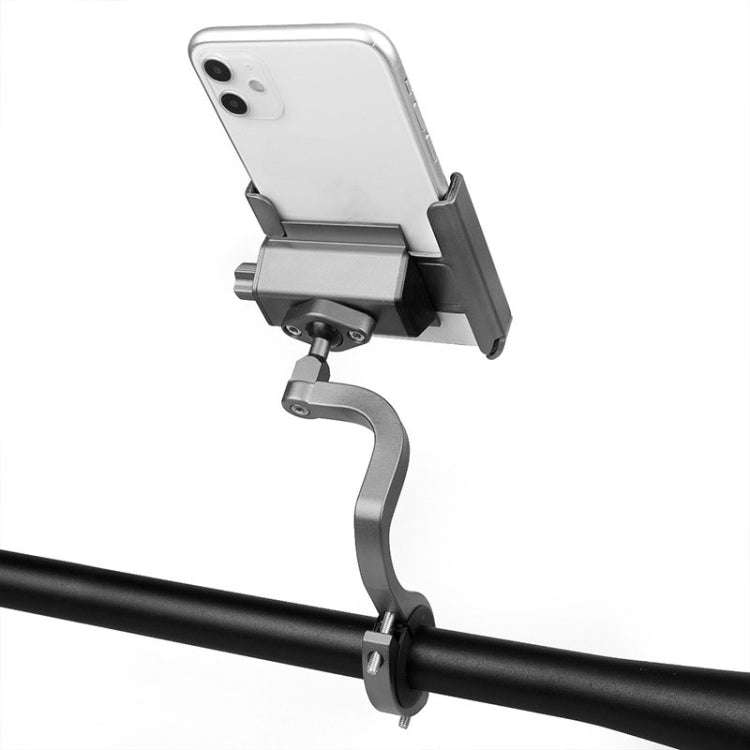 CYCLINGBOX Aluminum Alloy Mobile Phone Holder Bicycle Riding Takeaway Rotatable Metal Mobile Phon...