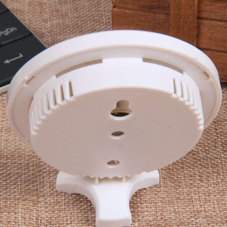 TH108 Mini Round Clock-shaped Indoor Outdoor Hygrometer Humidity Thermometer Temperature Meter, R...