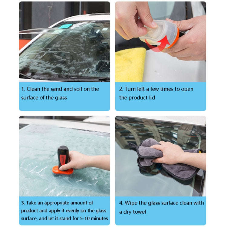 2 PCS Glass Rain Repellent Cleaner Wiper Car Windshield Rain Repellent Cleaner Car Supplies, Spec...