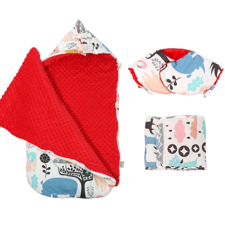 Baby Cotton Anti-Shock Autumn And Winter Thickening Dual-Use Newborn Quilt Baby Peas Blanket Slee...