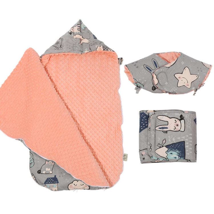 Baby Cotton Anti-Shock Autumn And Winter Thickening Dual-Use Newborn Quilt Baby Peas Blanket Slee...