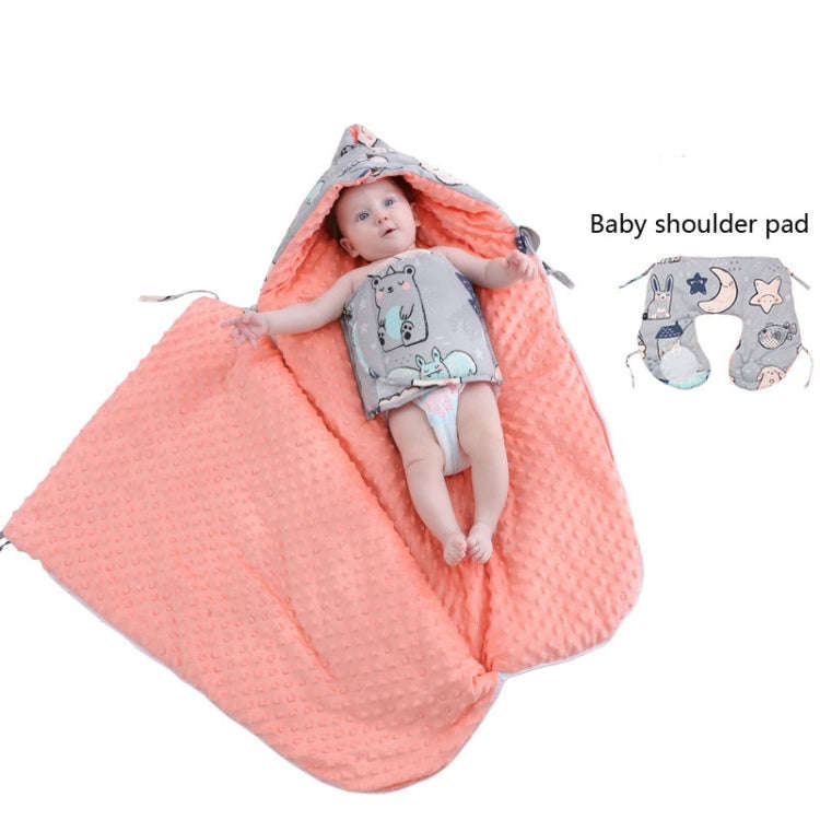 Baby Cotton Anti-Shock Autumn And Winter Thickening Dual-Use Newborn Quilt Baby Peas Blanket Slee...