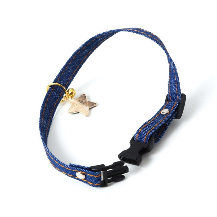 Pet Cowboy Cat Dog Collar With Bell Pet Accessories, Size:S 16-32cm, Style:Small Ball