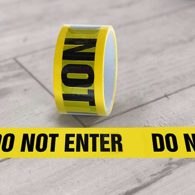 Floor Warning Social Distance Tape Waterproof & Wear-Resistant Marking Warning Tape(Do Not Enter)