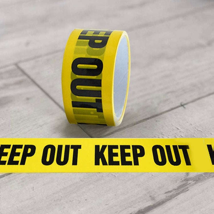Floor Warning Social Distance Tape Waterproof & Wear-Resistant Marking Warning Tape(Keep Out)