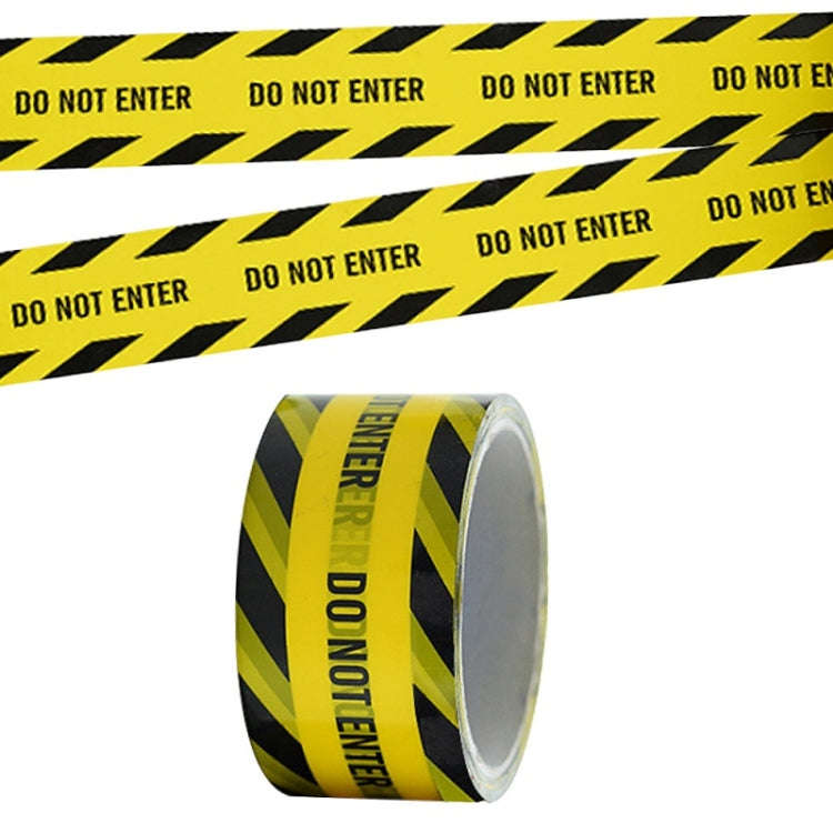 Floor Warning Social Distance Tape Waterproof & Wear-Resistant Marking Warning Tape(Twill Do Not ...