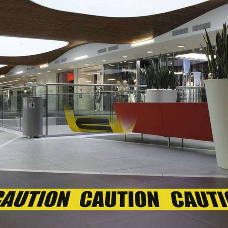 Floor Warning Social Distance Tape Waterproof & Wear-Resistant Marking Warning Tape(Danger)
