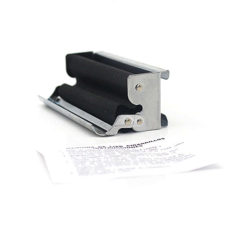 2 PCS Automatic Metal Cigarette Maker With Lid, Specification: 7.3x2.6x2cm
