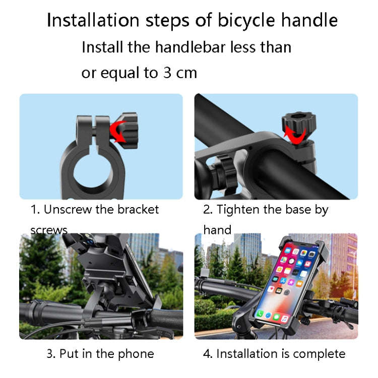 Electric Car Rearview Mirror Mobile Phone Bracket Bicycle Mobile Phone Bracket Motorcycle Handle ...