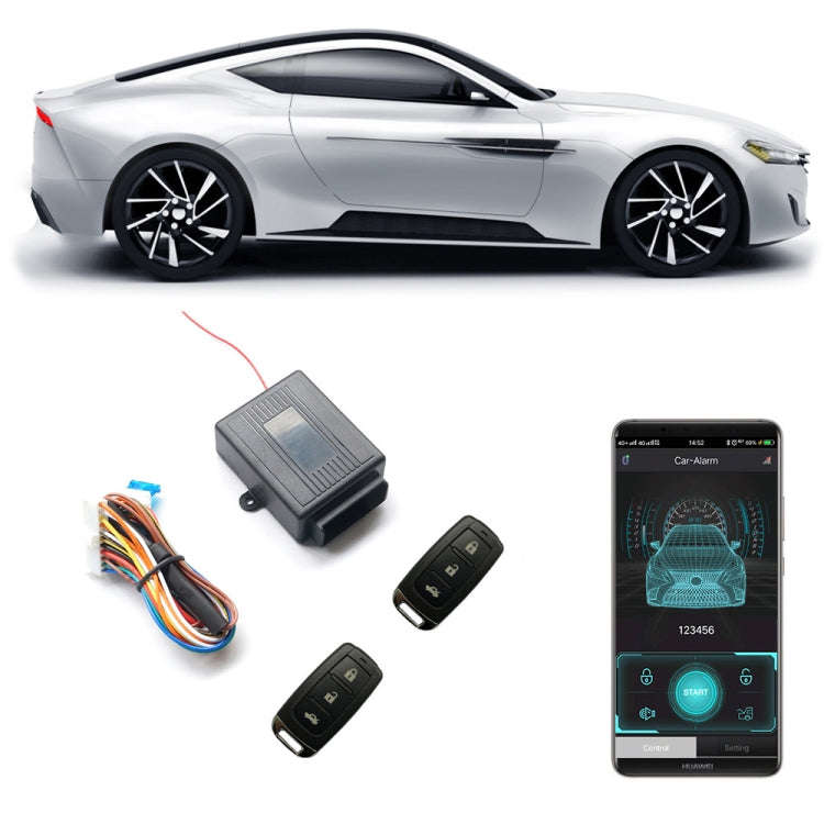 3pcs /Set Car Key-Free Access To The Central Control Lock Mobile Phone APP Control Open And Close...